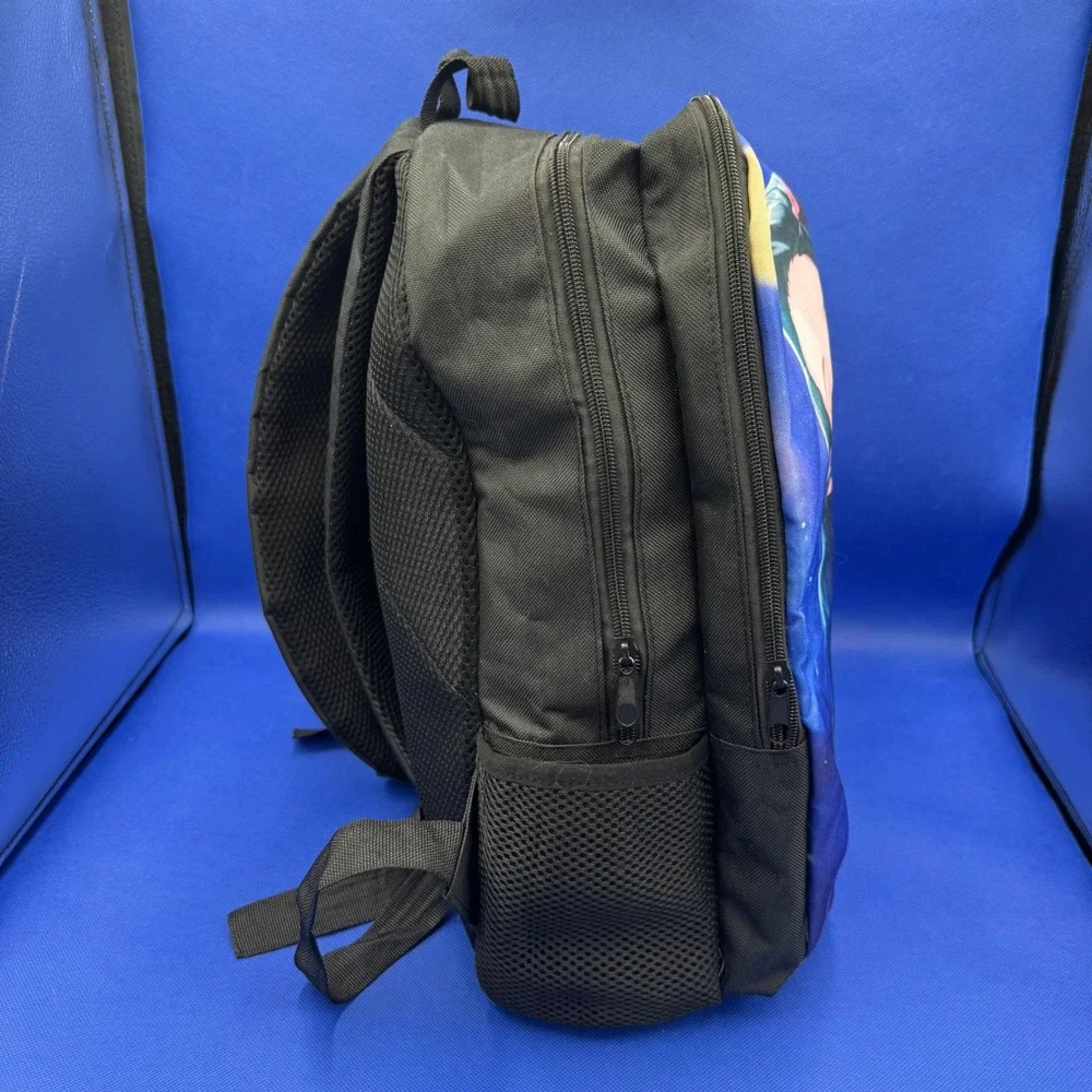 Demon Slayer Nezuko Kamado Anime Backpack Black Graphic School Bag Manga